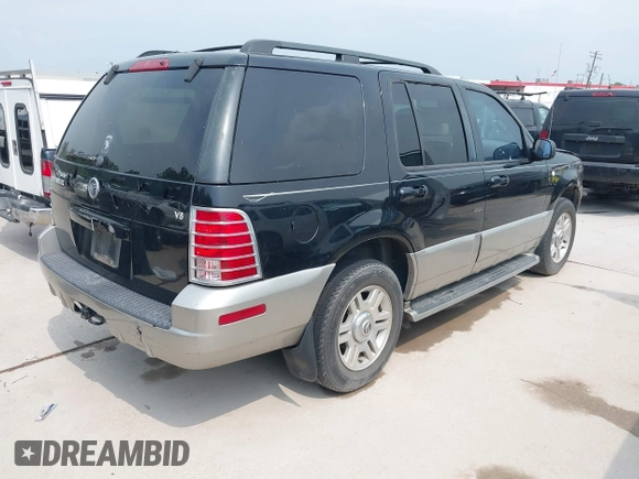 2003 Mercury Mountaineer Convenience z VIN 4M2ZU66W93ZJ43937, wystawiony jako IAAI lot #42303254 z przebiegiem 184 057 mil mil oraz . Historia ofert i sprzedaży dostępna na DreamBid. Obrazek 4.