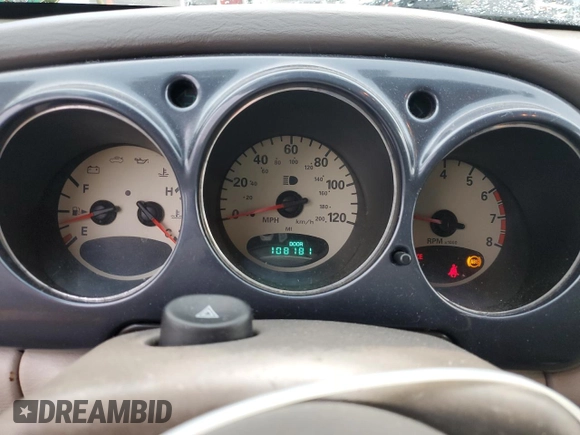 2003 Chrysler PT Cruiser Limited with VIN 3C8FY68B83T512042, listed as a Copart auction lot 81762694 with 108,181 mi miles and Clean Title. Bid and sale history available at DreamBid. Image 9.