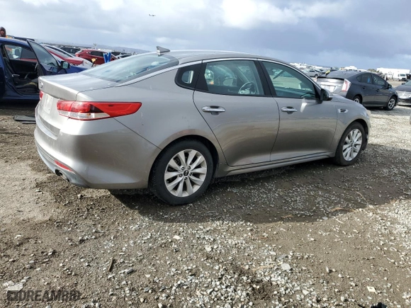 2018 Kia Optima LX with VIN 5XXGT4L32JG260953, listed as a Copart auction lot 46944115 with 75,729 mi miles and Salvage Title. Bid and sale history available at carsss.com. Image 3.