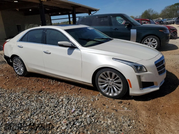 2014 Cadillac CTS Luxury RWD with VIN 1G6AR5S33E0154789, listed as a Copart auction lot 50395035 with 148,033 mi miles and Salvage Title. Bid and sale history available at carsss.com. Image 4.