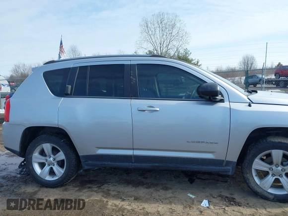 2012 Jeep Compass Sport with VIN 1C4NJCBA3CD601569, listed as a IAAI auction lot 41606565 with 126,630 mi miles. Bid and sale history available at carsss.com. Image 13.