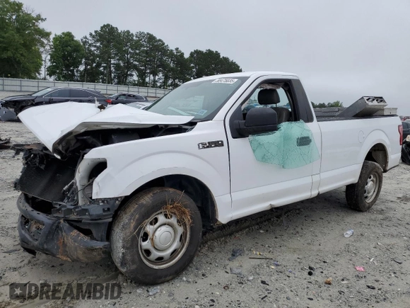 2017 Ford F-150 XL z VIN 1FTMF1C87HKD22643, wystawiony jako Copart lot #58475035 z przebiegiem Nie podano mil oraz Szkoda całkowita • Salvage title. Historia ofert i sprzedaży dostępna na DreamBid. Obrazek 1.