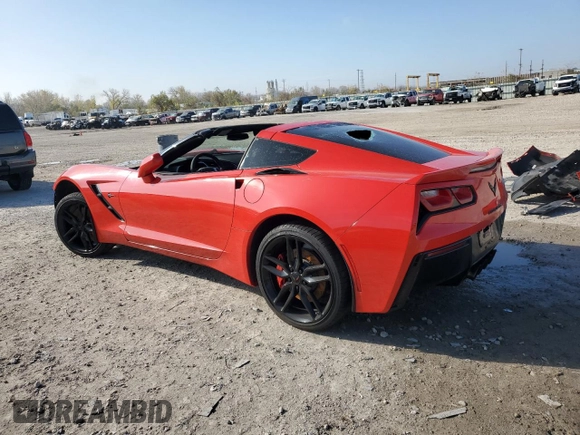 2016 Chevrolet Corvette Z51 2LT with VIN 1G1YK2D78G5124636, listed as a Copart auction lot 79050294 with Not provided miles and Non repairable. Bid and sale history available at DreamBid. Image 2.