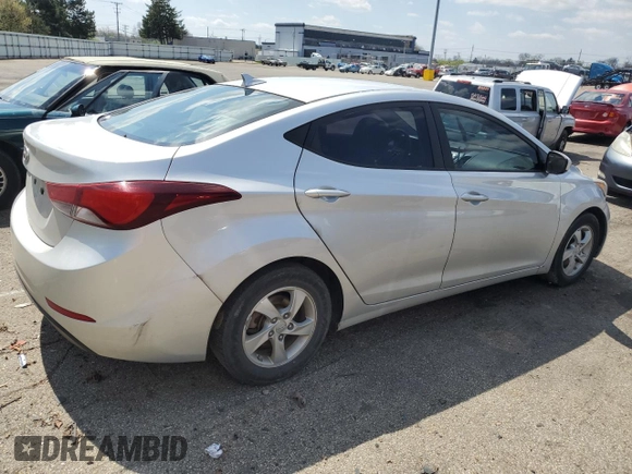 2015 Hyundai Elantra SE z VIN 5NPDH4AEXFH559112, wystawiony jako Copart lot #52568455 z przebiegiem 112 637 mil mil oraz Szkoda całkowita • Salvage title. Historia ofert i sprzedaży dostępna na DreamBid. Obrazek 3.