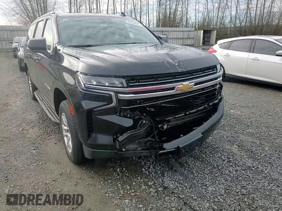 2023 Chevrolet Suburban LT with VIN 1GNSCCKD3PR125671, listed as a Copart auction lot 46734575 with 158,217 mi miles and Salvage title. Bid and sale history available at DreamBid. Image 11.