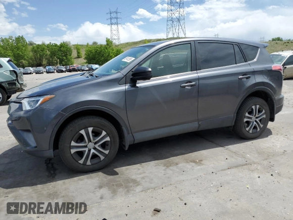 2018 Toyota RAV4 LE with VIN JTMBFREV1JJ746565, listed as a Copart auction lot 58141295 with 93,379 mi miles and Clean title. Bid and sale history available at DreamBid. Image 1.