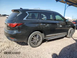 2017 Infiniti QX60 with VIN 5N1DL0MN6HC529148, listed as a Copart auction lot 45733505 with 105,000 mi miles and Salvage Title. Bid and sale history available at DreamBid. Image 3.