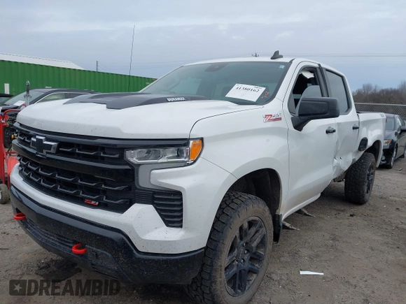 2023 Chevrolet Silverado 1500 LT Trail Boss with VIN 3GCUDFE82PG145067, listed as a IAAI auction lot 41380162 with 34,623 mi miles and . Bid and sale history available at DreamBid. Image 19.