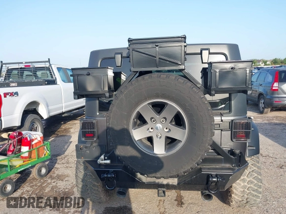 2017 Jeep Wrangler Unlimited Sport with VIN 1C4BJWDG8HL567051, listed as a IAAI auction lot 42495250 with 19,522 mi miles and . Bid and sale history available at DreamBid. Image 16.