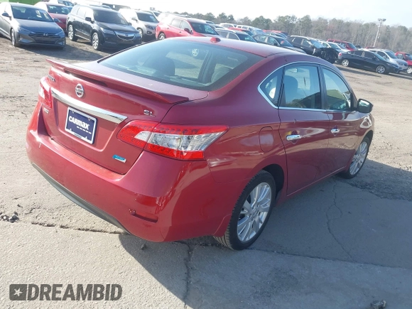 2014 Nissan Sentra S with VIN 3N1AB7APXEY281176, listed as a IAAI auction lot 41753420 with 119,372 mi miles and . Bid and sale history available at DreamBid. Image 4.
