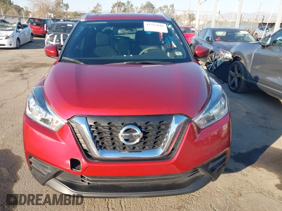 2019 Nissan Kicks SV with VIN 3N1CP5CU3KL493055, listed as a IAAI auction lot 41313642 with 57,520 mi miles. Bid and sale history available at carsss.com. Image 11.