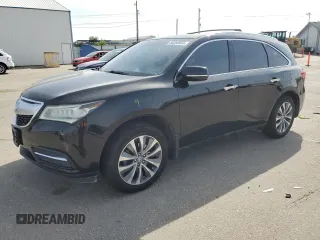 2014 Acura MDX Technology z VIN 5FRYD4H68EB003212, wystawiony jako Copart lot #57094285 z przebiegiem 146 087 mil mil oraz Szkoda całkowita • Salvage title. Historia ofert i sprzedaży dostępna na DreamBid. Obrazek 1.