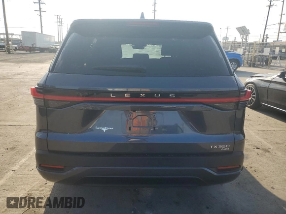 2024 Lexus TX 350 with VIN 5TDAAAB63RS002392, listed as a Copart auction lot 65291525 with 62,857 mi miles and Salvage title. Bid and sale history available at DreamBid. Image 6.