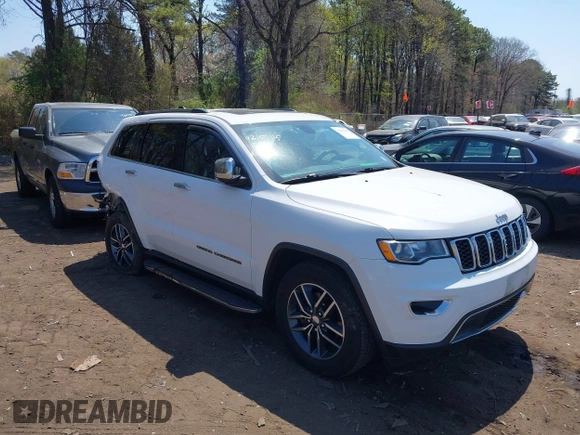 2018 Jeep Grand Cherokee Limited with VIN 1C4RJFBG6JC363405, listed as a IAAI auction lot 42101110 with 117,219 mi miles and . Bid and sale history available at DreamBid. Image 1.