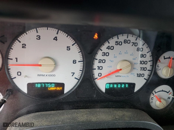 2003 Dodge Ram 1500 ST with VIN 1D7HU18N63S373894, listed as a Copart auction lot 83674484 with 187,750 mi miles and Salvage Title. Bid and sale history available at carsss.com. Image 9.
