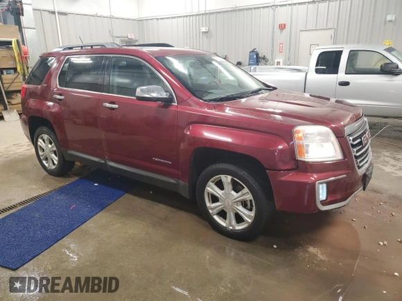 2017 GMC Terrain SLT with VIN 2GKFLUEK7H6106830, listed as a Copart auction lot 47206425 with 127,559 mi miles and Salvage Title. Bid and sale history available at DreamBid. Image 4.