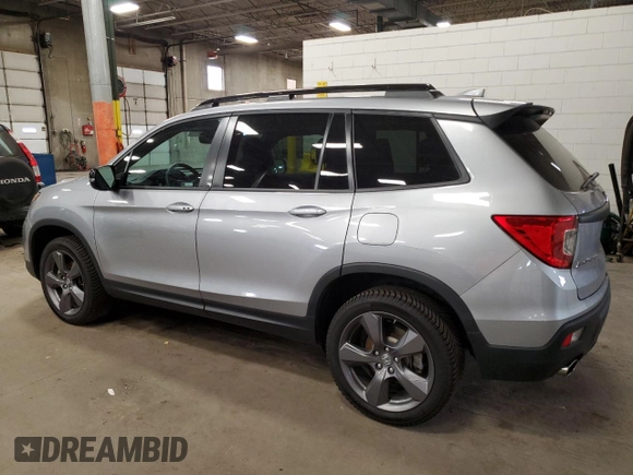 2021 Honda Passport Touring with VIN 5FNYF8H92MB016307, listed as a Copart auction lot 53087325 with 77,126 mi miles and Salvage Title. Bid and sale history available at carsss.com. Image 2.