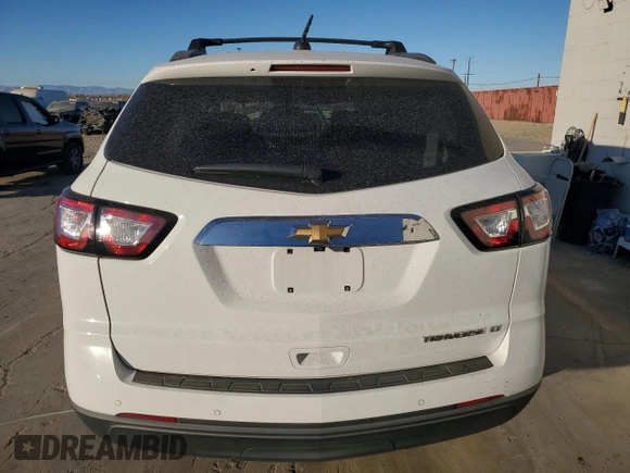 2016 Chevrolet Traverse LT with VIN 1GNKRGKDXGJ180493, listed as a Copart auction lot 83915614 with 154,342 mi miles and Salvage Title. Bid and sale history available at carsss.com. Image 6.
