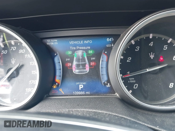 2017 Maserati Levante z VIN ZN661XUA0HX248091, wystawiony jako IAAI lot #41730373 z przebiegiem 109 986 mil mil oraz . Historia ofert i sprzedaży dostępna na DreamBid. Obrazek 16.