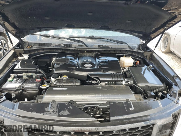 2019 Nissan Armada SV with VIN JN8AY2NC1K9582074, listed as a Copart auction lot 60835014 with 97,667 mi miles and Salvage Title. Bid and sale history available at carsss.com. Image 11.