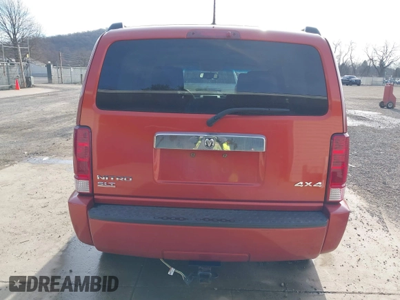 2007 Dodge Nitro SLT with VIN 1D8GU58K37W720763, listed as a IAAI auction lot 41821791 with 115,205 mi miles and . Bid and sale history available at DreamBid. Image 16.
