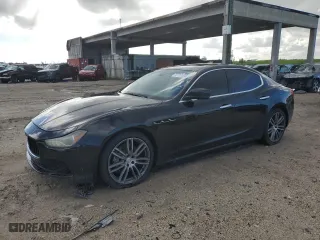 2015 Maserati Ghibli with VIN ZAM57XSA2F1129792, listed as a Copart auction lot 70717393 with 116,851 mi miles. Bid and sale history available at carsss.com. Image 1.