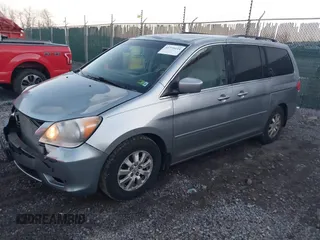 2009 Honda Odyssey EX-L with VIN 5FNRL387X9B005030, listed as a IAAI auction lot 41775144 with 155,531 mi miles. Bid and sale history available at carsss.com. Image 2.
