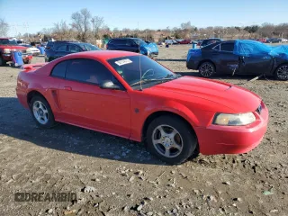 2004 Ford Mustang Standard with VIN 1FAFP40454F100233, listed as a Copart auction lot 50154615 with 213,732 mi miles and Salvage Title. Bid and sale history available at carsss.com. Image 4.