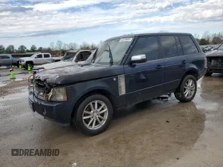 2008 Land Rover Range Rover HSE with VIN SALMF15468A293130, listed as a Copart auction lot 43229605 with Not Provided miles and Salvage Title. Bid and sale history available at DreamBid. Image 1.