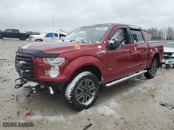 2016 Ford F-150 XLT with VIN 1FTEW1EP9GFD04743, listed as a Copart auction lot 49838685 with 0 mi miles and Clean Title. Bid and sale history available at carsss.com. Image 1.