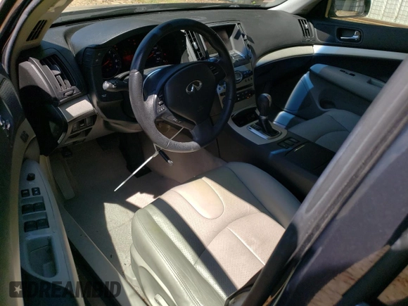 2007 Infiniti G35 Journey with VIN JNKBV61E77M710649, listed as a Copart auction lot 67612944 with 75,566 mi miles and Salvage Title. Bid and sale history available at DreamBid. Image 8.