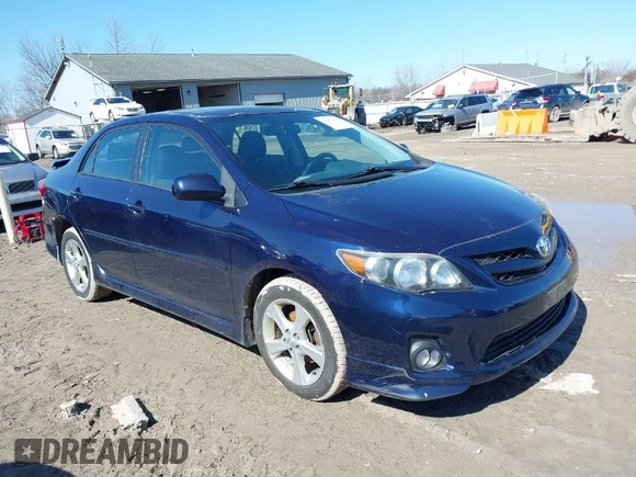 2011 Toyota Corolla L with VIN 2T1BU4EE2BC543528, listed as a IAAI auction lot 41661976 with 118,547 mi miles. Bid and sale history available at carsss.com. Image 1.