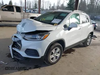 2021 Chevrolet Trax LT with VIN KL7CJPSM6MB365129, listed as a IAAI auction lot 41746231 with 75,848 mi miles. Bid and sale history available at carsss.com. Image 16.