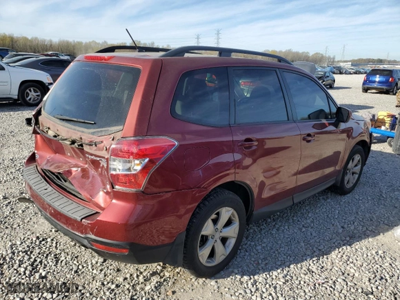 2015 Subaru Forester 2.5i Premium with VIN JF2SJADC1FH489021, listed as a Copart auction lot 49957445 with 105,094 mi miles and Salvage Title. Bid and sale history available at carsss.com. Image 3.