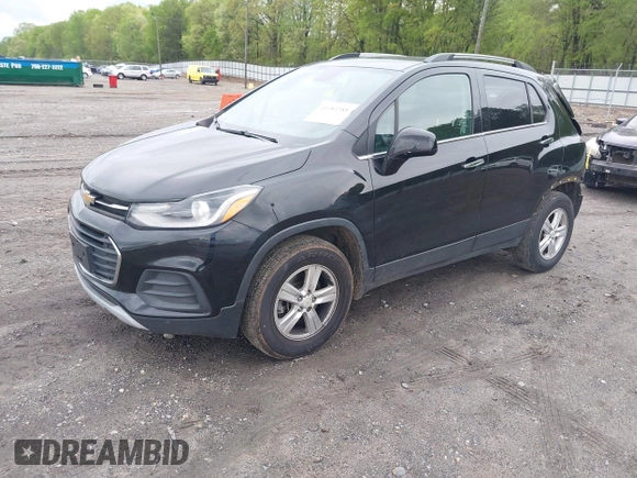 2019 Chevrolet Trax LT with VIN KL7CJPSB2KB851982, listed as a IAAI auction lot 41983388 with 159,852 mi miles. Bid and sale history available at carsss.com. Image 2.