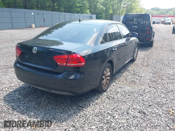 2012 Volkswagen Passat S with VIN 1VWAP7A38CC071304, listed as a IAAI auction lot 42636605 with 240,460 mi miles and . Bid and sale history available at DreamBid. Image 4.