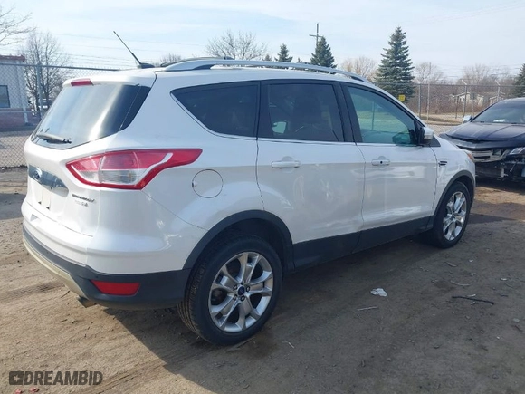 2014 Ford Escape Titanium with VIN 1FMCU9JXXEUC18993, listed as a IAAI auction lot 41802872 with 124,995 mi miles. Bid and sale history available at carsss.com. Image 4.