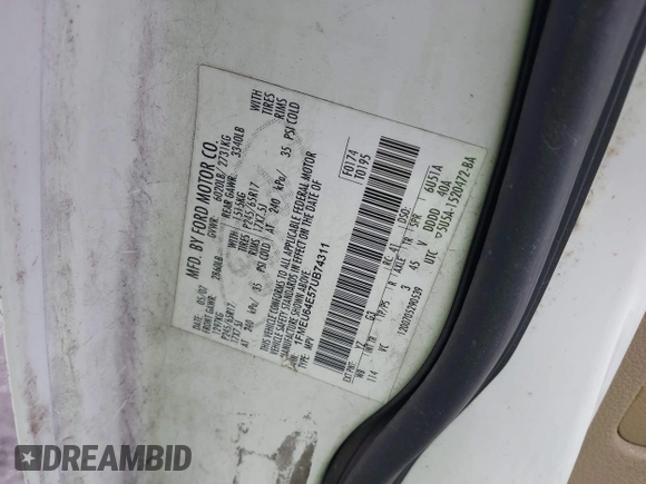 2007 Ford Explorer Eddie Bauer with VIN 1FMEU64E57UB74311, listed as a IAAI auction lot 42205347 with 230,442 mi miles and . Bid and sale history available at DreamBid. Image 9.