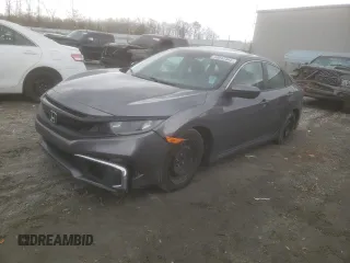 2019 Honda Civic Sedan LX with VIN 19XFC2F68KE027773, listed as a Copart auction lot 46842345 with 140,519 mi miles and Salvage Title. Bid and sale history available at carsss.com. Image 1.