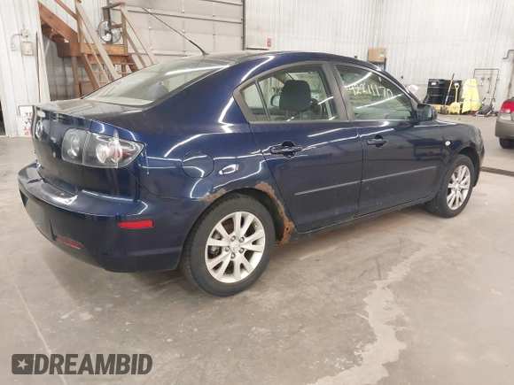 2008 Mazda Mazda3 i Touring Value with VIN JM1BK32F681170679, listed as a IAAI auction lot 42211170 with 129,051 mi miles. Bid and sale history available at carsss.com. Image 4.