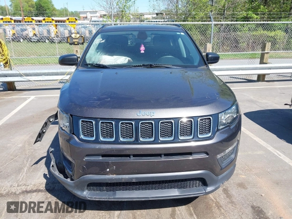 2019 Jeep Compass Sport with VIN 3C4NJCAB2KT613117, listed as a IAAI auction lot 41999519 with 73,734 mi miles and . Bid and sale history available at DreamBid. Image 12.