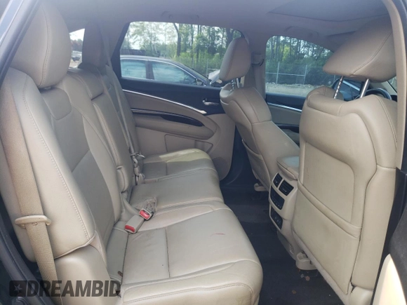 2017 Acura MDX with VIN 5FRYD4H38HB042327, listed as a Copart auction lot 61488535 with 83,608 mi miles and Salvage title. Bid and sale history available at DreamBid. Image 11.