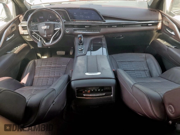 2022 Cadillac Escalade Sport Platinum with VIN 1GYS4GKL3NR214507, listed as a Copart auction lot 61359575 with 58,466 mi miles and Salvage title. Bid and sale history available at DreamBid. Image 8.
