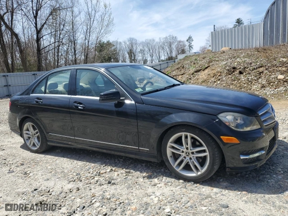2012 Mercedes-Benz C-Class C 300 Sport with VIN WDDGF8BBXCR197159, listed as a Copart auction lot 54054625 with 90,875 mi miles and Salvage Title. Bid and sale history available at carsss.com. Image 4.