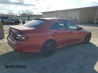 2003 Mercedes-Benz E-Class 5.5L AMG with VIN WDBUF76J83A285682, listed as a Copart auction lot 45275755 with 138,419 mi miles and Salvage Title. Bid and sale history available at carsss.com. Image 3.