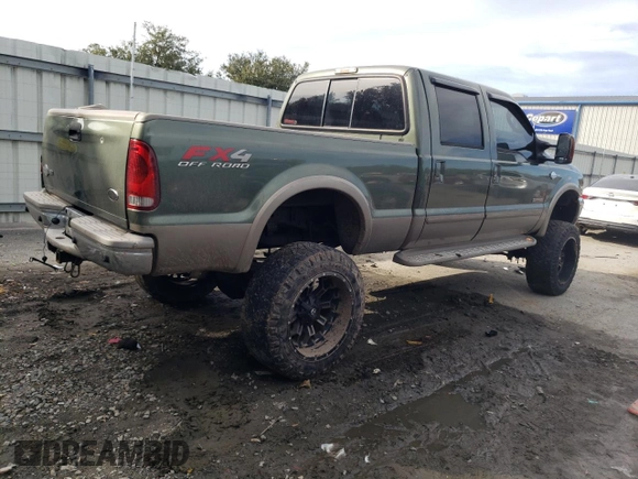 2003 Ford Super Duty F-250 XL with VIN 1FTNW21PX3ED15505, listed as a Copart auction lot 42874635 with 227,189 mi miles and Salvage Title. Bid and sale history available at carsss.com. Image 3.