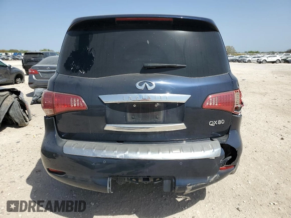 2016 Infiniti QX80 with VIN JN8AZ2NF8G9611892, listed as a Copart auction lot 50199605 with 174,437 mi miles and Clean title. Bid and sale history available at DreamBid. Image 6.