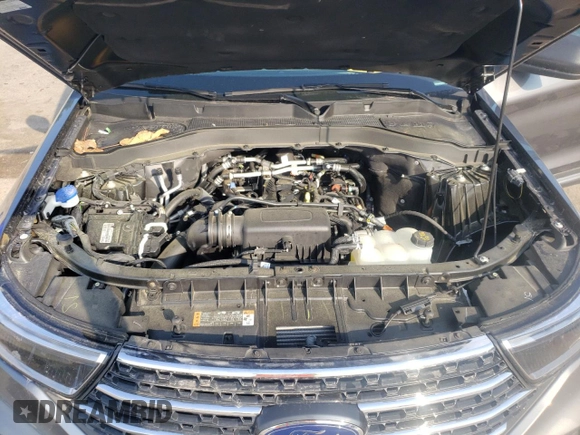 2023 Ford Explorer XLT with VIN 1FMSK7DH9PGB45255, listed as a Copart auction lot 57446875 with 11,782 mi miles and Salvage title. Bid and sale history available at DreamBid. Image 12.