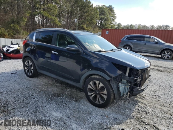 2011 Kia Sportage SX with VIN KNDPC3A62B7148977, listed as a Copart auction lot 44224375 with 130,762 mi miles and Salvage title. Bid and sale history available at DreamBid. Image 4.