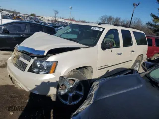 2012 Chevrolet Suburban LTZ with VIN 1GNSKKE7XCR312810, listed as a Copart auction lot 42942145 with 0 mi miles and Salvage Title. Bid and sale history available at carsss.com. Image 1.
